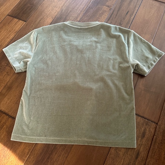 Velvet Green Victoria’s Secret PINK Short Sleeve Shirt - Picture 3 of 8